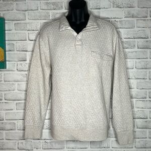 Goodfellow & Co Quilted Half Zip Sweatshirt Size XL